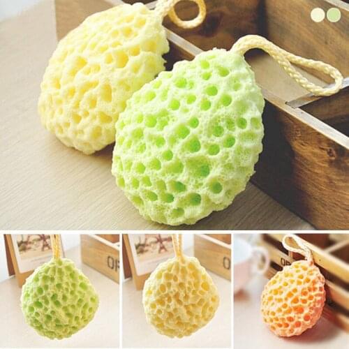 Bath Ball Mesh Brushes Sponges Bath Accessories Body Wisp Natural Sponge Dry Brush Exfoliation Cleaning Equipment