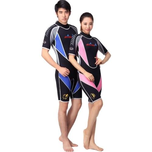 Shorty 2017 3mm Sport NEW Scuba Blue or Womens Pink Dive & Sail Diving Wetsuit for men