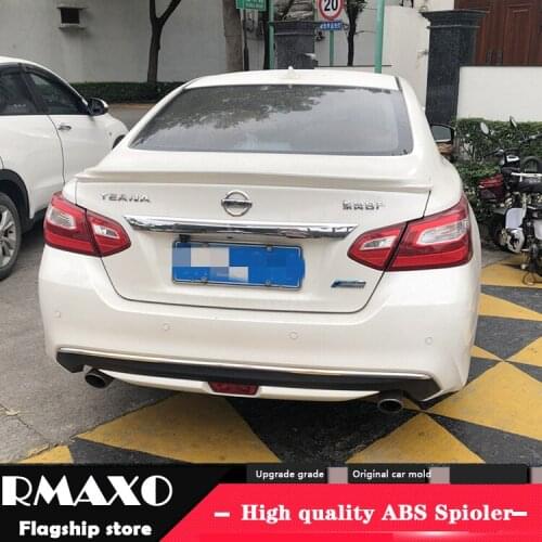 For Altima Spoiler 2016-2018 ABS NEW Material Car Rear Wing Primer Color Altima Rear Spoiler For Nissan Altima Spoiler