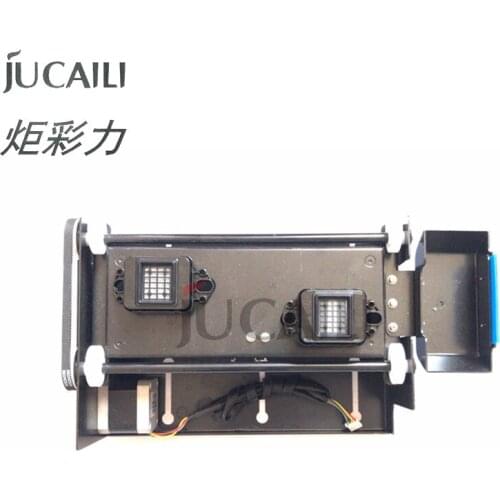 Jucaili high quality xp600/DX5/DX7/5113 inkjet Printer Double Head Cap Station Pump Assembly single/double motor ink stack