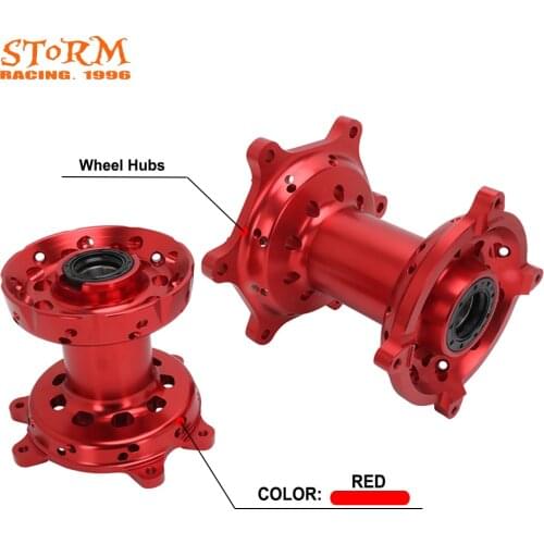 Motorcycle CNC 36 Holes Front And Rear Wheel Hub For Honda CR125 CR250 CRF250X 2000-2014 CRF250R 2004-2013 CRF450R CRF450X 02-12
