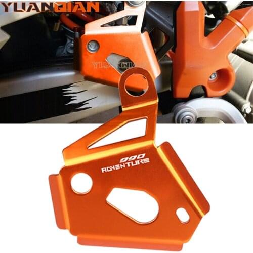 For 990 ADVENTURE S/R ADV 2006 2007 2008 2009 2010 2011 2012 2013 Motorcycle Rear Brake Reservoir Pump Protector Guard Cover