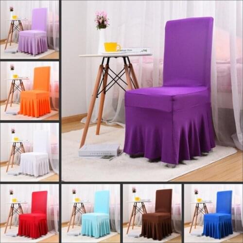 Wedding Party Chair Cover Restaurant Hotel Chair Cover Home Decors Seat Covers Spandex Stretch Banquet Plain