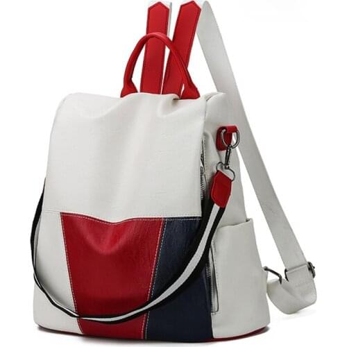 2021 New High Quality PU Leather Women Backpack Anti-Theft Travel Backpack Large Capacity School Bags For Teenage Girls Mochila