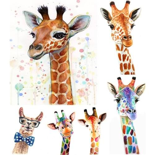 Giraffe 5D DIY Diamond Painting Animals Picture Rhinestone Embroidery Home Decor Manual Spot Drill Gift