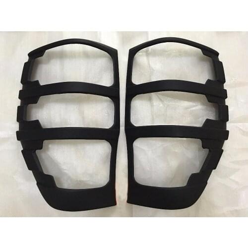 For ford ranger t6 accessories ABS matte black tail light covers trim for FORD RANGER 2012- 2016 car styling rear lamp cover