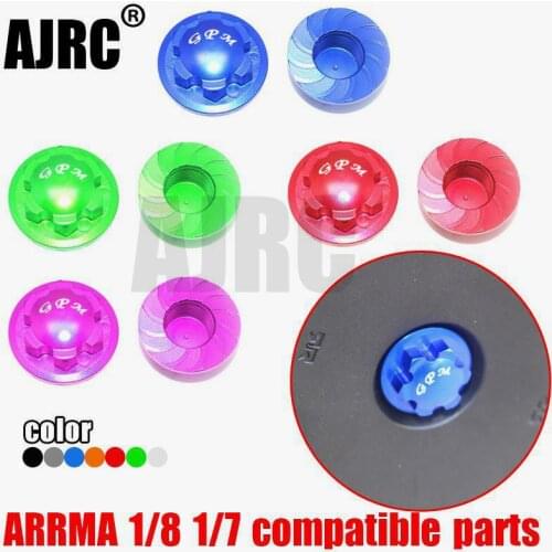 ARRMA 1/8 1/7 RC car KRATON SENTON TYPHON TALION OUTCAST internal knurled anti-loose tire nut AR310449