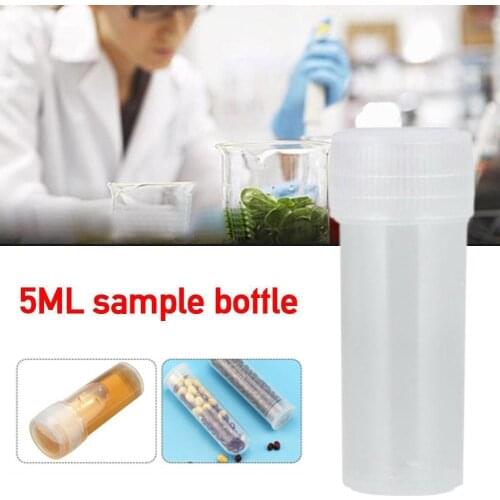 Powder Dispensing Bottle Pp Transparent Liquid Bottle 5 G Vial Plastic Sample Bottle