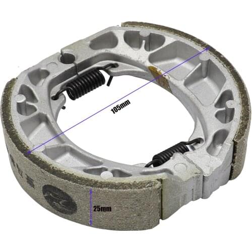 CG125 105mm Brake Drum Shoe For Baja Motorsports Mini Bike MB165 MB200 GY6 50cc 125cc 150cc Scooter Moped