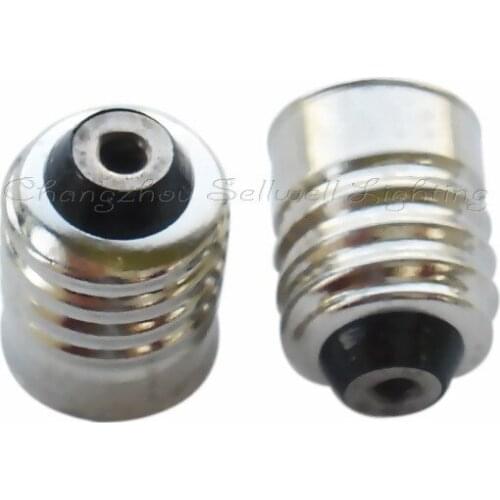 Copper nickel plated lamp holder e10x13 d097 high quality sellwell lighting