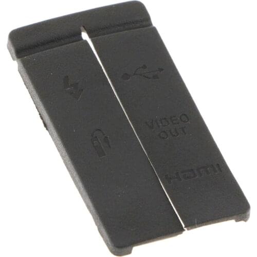 Long Service Life USB HDMI AV Video Out MIC Rubber Door Cover Replacement Spare Part For Canon 50D Black Camera