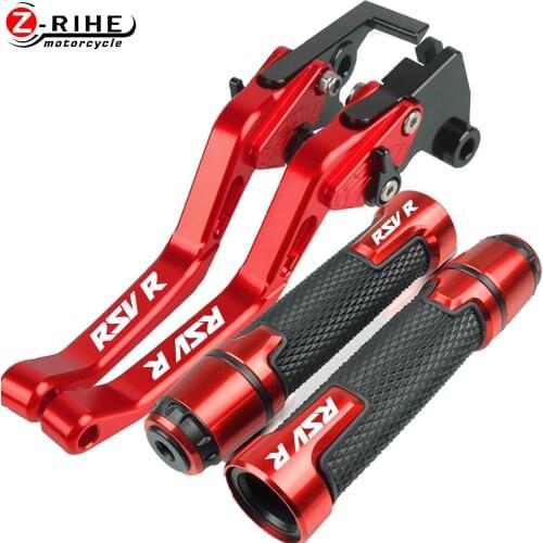 For APRILIA RSV R 04-08 RSVR 2004 2005 2006 2007 2008 05 Motorcycle Accessories Adjustable Brake Clutch Levers And Handle Grips