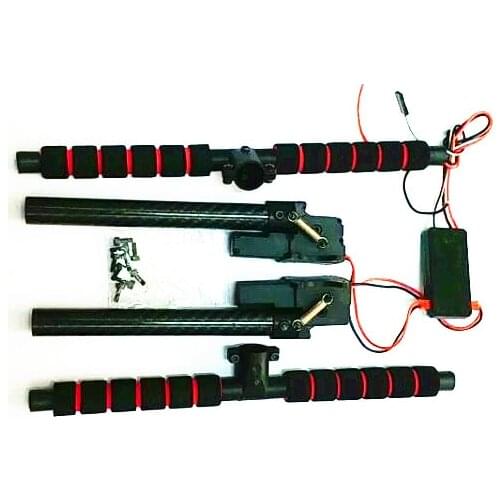 Electronic Retractable Landing Gear Quick Install Landing Skid Carbon Fiber for S500 S550 X500 X550 Tarot 650 HML650