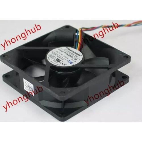 FOXCONN PVA080G12R -P01-AB DC 12V 0.80A 80x80x25mm Server Cooling Fan