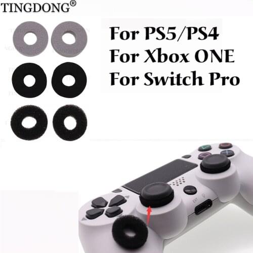 2pcs Sponge Auxiliary Ring JoyStick Positioning Sleeve Shock Absorbers Analog Joy Stick For PS5 PS4 Xbox ONE Switch Pro NS Lite