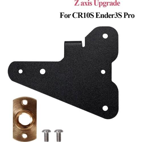 Dual Z axis Sheet Metal With Brass Lead Screw Nut For CR10/S Ender3/S PRO Upgrade Z-axis Fixed Bracket Aluminum 3D Printer Parts