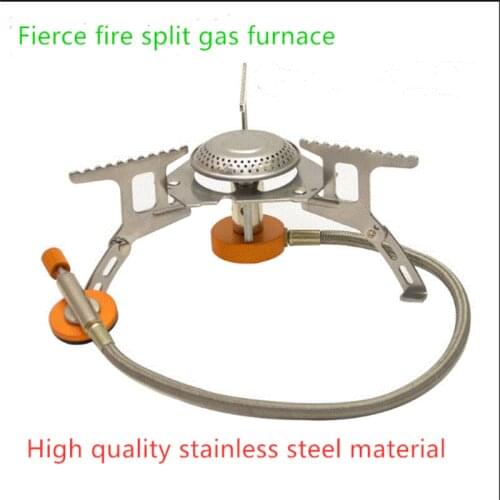 Mini Camping Stoves Folding Outdoor Gas Stove Portable Furnace Cooking Picnic Split Stoves 3500W Cooker Burners