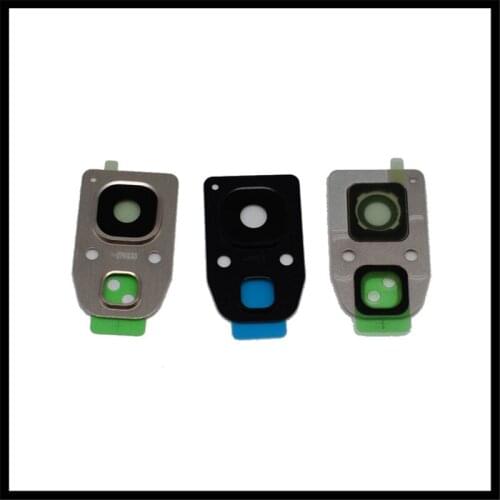 New Rear Back Camera Glass Lens Cover for Samsung Galaxy A320 A520 A720 A3 A5 A7 2017 Cover Ring with Frame Holder Flash Cover