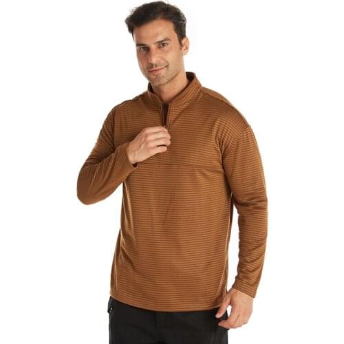 New checkered polar fleece tactical training thermal underwear outdoor sports cycling clothes mens bottoming shirt