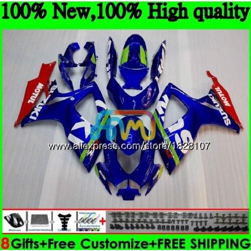 600/750CC For SUZUKI GSXR 600 750 CC GSX R750 Factory blue GSX-R600 06 07 37BS.8 GSXR600 GSXR-750 K6 GSXR750 2006 2007 Fairings