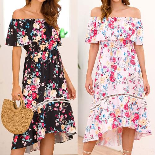 Летние платья с коротким рукавом PoonStyling China At AliExpress