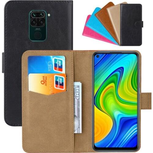 Luxury Wallet Case For Xiaomi Redmi 10X 4G PU Leather Retro Flip Cover Magnetic Fashion Cases Strap