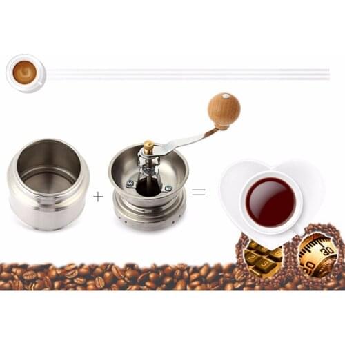 Manual Coffee Grinder Ceramic Burr Coffee Grinder Hand Mill Espresso Bean Beans Stainless Steel Coffe Accessories