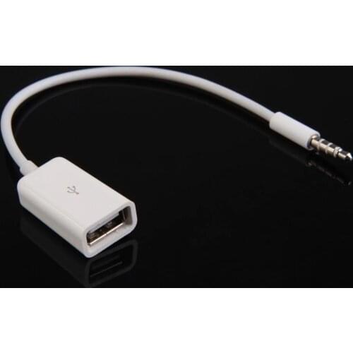 Best 3.5mm Male Audio Headphone Plug to USB 2.0 Female Jack Cable Cord Adapter