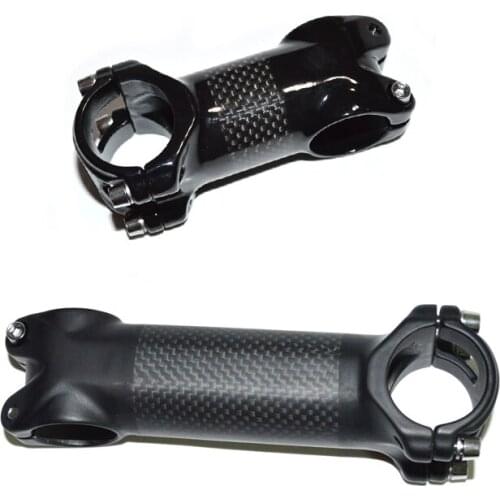 Aluminum alloy packed with 3k carbon r mountain bike stem road bicycle parts handlebar stem 31.8 60/70/80/90/100/110/120mm