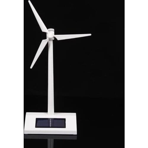 Solar Powered Windmill Model Building Kit Kids DIY Pinwheel for Children Gift 2021 New