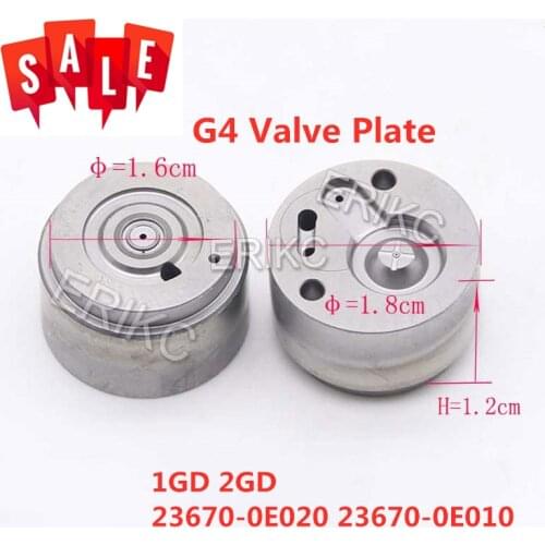 23670-0E020 High Quality Injector Valve Plate G4 Common Rail Injector Control Valve for Denso Piezo 1GD 2GD 23670-0E010
