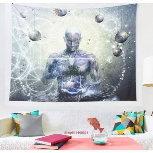 Experience So Lucid Discovery So Clear tapestry Wall Tapestry Wall Hanging Wall Decor Blanket Bedding Curtain Throw