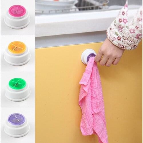 1 PCS Storage Towel Clip Kitchen High Quality Bathroom Dish Cloth Household Articles Storage Hook Towel Rack Sucker