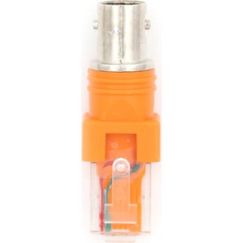 1Pcs RJ45 To BNC Connectors Chassis Panel Mount Monitor Accessories BNC Female To RJ45 Male Adapter New