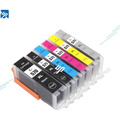 12pk 570 571 PGI-570 CLI-571 PGI570 ink cartridges For canon TS9050 9055 TS8050 TS8051 TS8052 TS8053 MG7750 MG7751 MG7752 MG7753