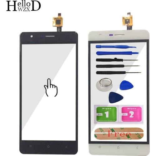 5.0'' Mobile Phone Front Glass For Oukitel K4000 Touch Screen Glass Digitizer Panel Lens Sensor Flex Cable Tools + Adhesive