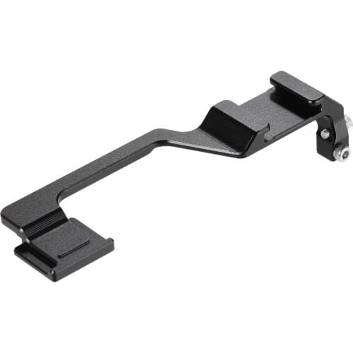 Cold Shoe Adapter Relocation Plate Aluminum Alloy Camera Vlogging Mount Bracket Accessory Replacement for Sony A6300/A6400