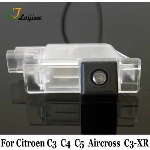 Car Backup Camera For Citroen C3 C4 C5 Aircross C6 C8 C3-XR / With Power Relay HD CCD Night Vision Auto Reverse Parking Camera