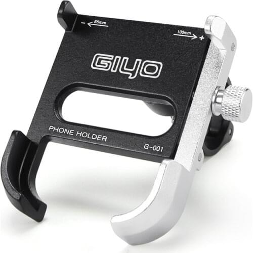 GIYO Bicycle G-001 Phone Holder Mountain Bike Motorcycle Cellphone Mount Bracket Cycling Support Stand MTB Accessories
