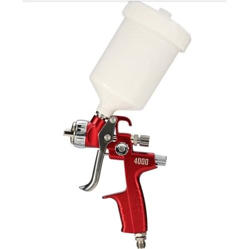 Double Hood ATPRO TAIWAN Professional LVMP Spay Gun 1.3mm Nozzle Gravity Airbrush For Car Painting Industrial Finishing A-4000
