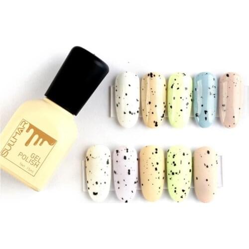 Eggshell Nail Polish Gel Base Transparent-Gel Quail Egg Color Pretty 15ml Nails Glue Tools Mousse Art-Spot Iced Manicure Polish