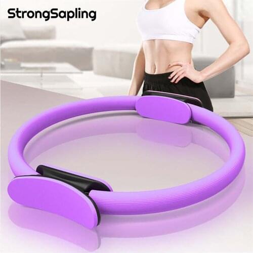 Yoga Ball Magic Ring Pilates Circle Exercise Equipment Workout Fitness Training Resistance Support Tool Stretch Band Gym Women