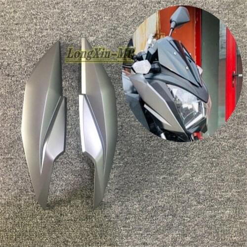 Front Headlight Bracket Upper Side Fairing Cowl Nose Head Fairings Side Panels Cowl Protector for Kawasaki Z250 Z300 2013-2017