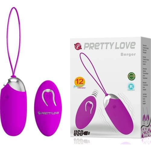 Pretty Love rechargeable 12 Speeds Vibrator Egg Wireless Remote Control Adult Sex Toys Sex Products Clitoral G-Spot Stimulators