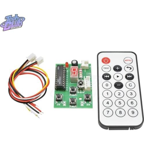 DC4 -6V Motor Drive Controller Stepper Motor Controller With Remote Control 4-wire Adjustable Speed Driver