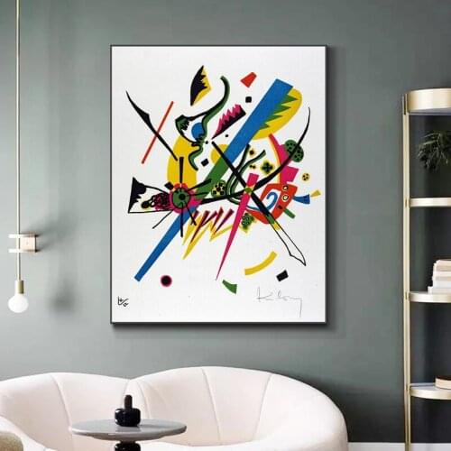 Nordic Canvas Art Painting Wall Art Kleine Welten I Wall Canvas Painting Wall Pictures Posters Print for Living Room Wall Art