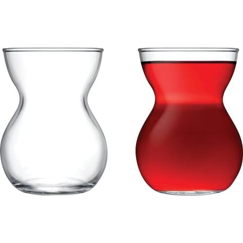 6 Pieces Turkish Tea Cup Glass Set Heat-Resistant Coffee Espresso Set Flower Herbal Tea Set Kettle Kitchen Home Decor