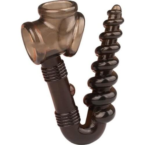 Stimulator Silicone Anal Butt Plug Penis Cock Ring Male Masturbator Prostate Massage Erotic Sex Toys for Men Bunch fine auger