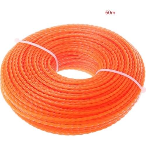 3.0mm Diameter Grass Trimmer Line Brush Cutter Power Nylon Twist Rope Cut weed
