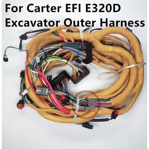 FOR CAT Excavator E320D Excavator Outer Harness High Quality Excavator Accessories Free Shipping